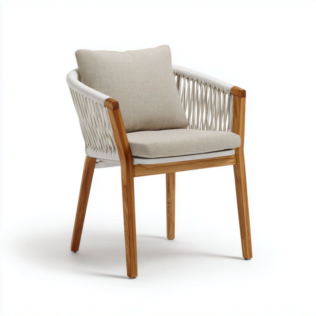 Fauteuil en métal noir avec coussin en tissu gris 70 x 65 x 75cm