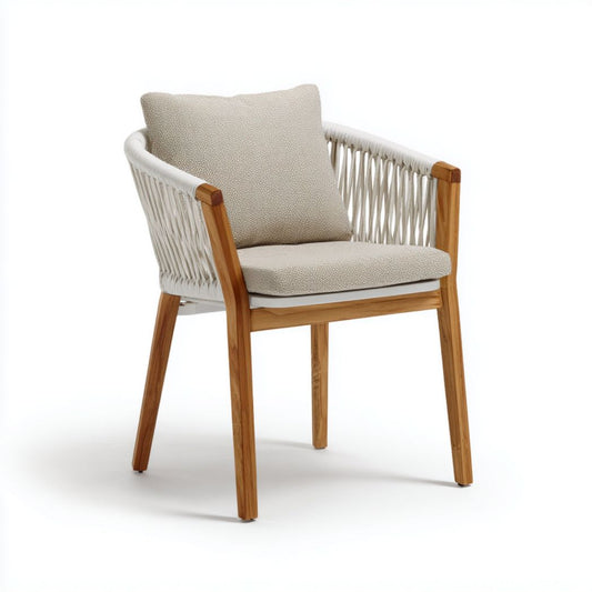 Fauteuil en métal noir avec coussin en tissu gris 70 x 65 x 75cm